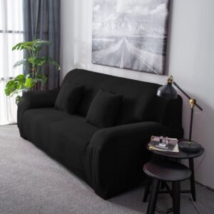 Κάλυμμα Σαλονιού Τριθέσιο Μαύρο