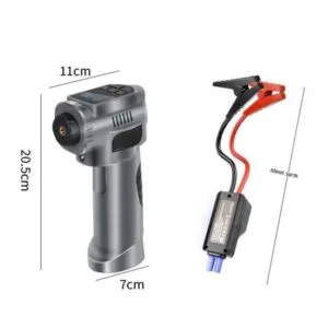Φορητός συμπιεστής με jump starter digital 4in1