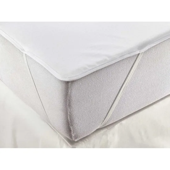 Επίστρωμα Αδιάβροχο Πετσετέ με 4 Λάστιχα Ariete 120x200-Λευκό Επίστρωμα Αδιάβροχο Πετσετέ με 4 Λάστιχα Ariete 120x200-Λευκό