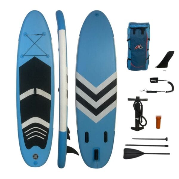 Φουσκωτή Σανίδα Sup με κουπί , αξεσουάρ και σακίδιο μεταφοράς 305×85×15CM