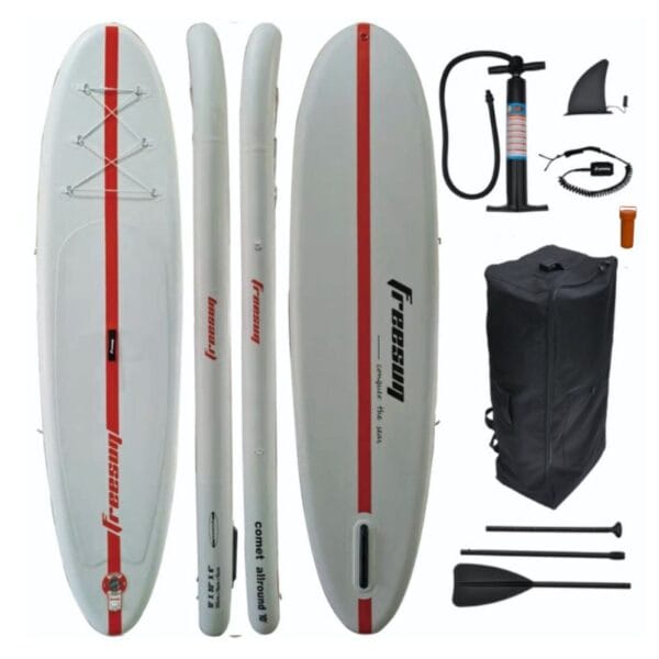 Φουσκωτή Σανίδα Sup με κουπί , αξεσουάρ και σακίδιο μεταφοράς 305×76×15CM