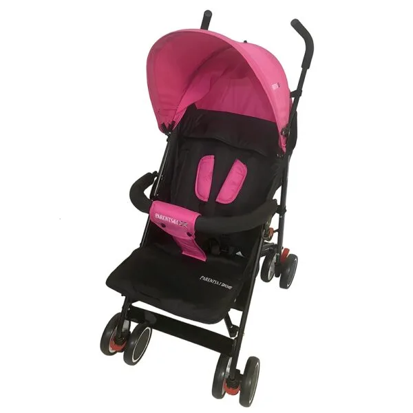 Παιδικό Καρότσι Parents με 3 Θέσεις Ανάκλισης - Ροζ