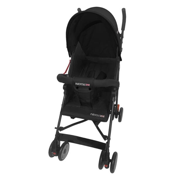 Παιδικό Καρότσι Parents με Ανάκλιση- Μαύρο