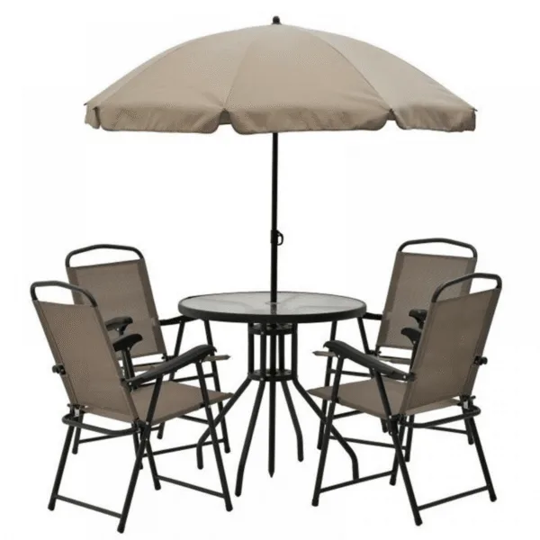 ΣΕΤ ΤΡΑΠΕΖΑΡΙΑΣ BERLIN 6TMX ΜΕ ΟΜΠΡΕΛΑ – ΚΑΦΕ ΑΝΟΙΧΤΟ