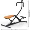 Φορητό όργανο γυμναστικής Crunch Trainer, ιδανικό για το δικό σας home gym.