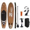 Φουσκωτή Σανίδα SUP με Κουπί, Αξεσουάρ και Σακίδιο Μεταφοράς, 340x86x15cm