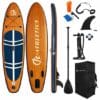 Φουσκωτή Σανίδα SUP με Κουπί, Αξεσουάρ και Σακίδιο Μεταφοράς, 320x81x15cm