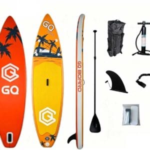 Φουσκωτή Σανίδα SUP με Κουπί, Αξεσουάρ και Σακίδιο Μεταφοράς, 320x82x15cm