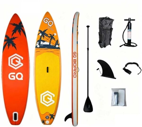 Φουσκωτή Σανίδα SUP με Κουπί, Αξεσουάρ και Σακίδιο Μεταφοράς, 320x82x15cm