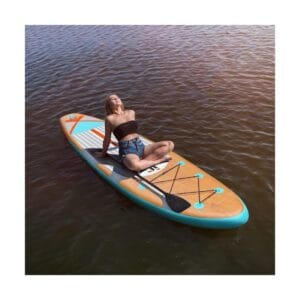 Φουσκωτή Σανίδα SUP με Κουπί, Αξεσουάρ και Σακίδιο Μεταφοράς, 320x81x15cm
