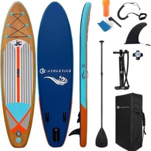 Φουσκωτή Σανίδα SUP με Κουπί, Αξεσουάρ και Σακίδιο Μεταφοράς, 320x81x15cm