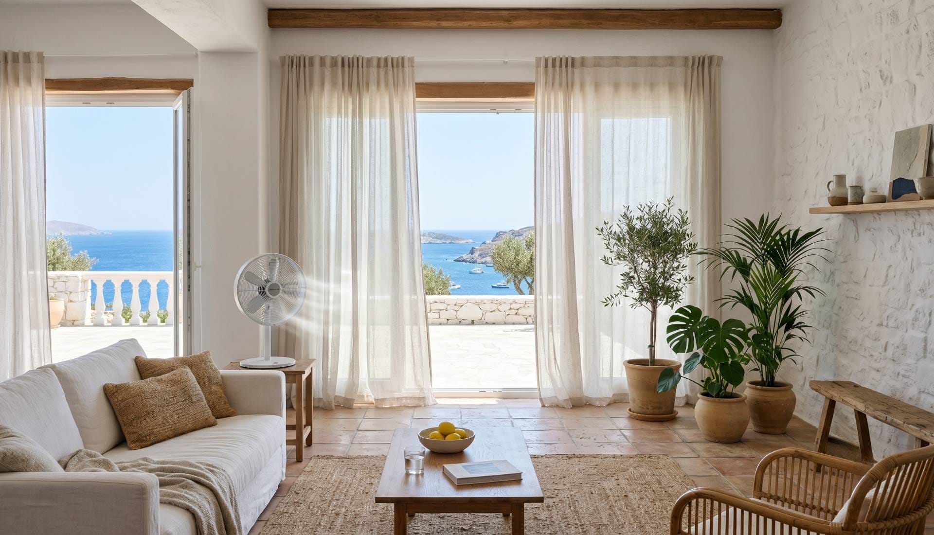 Πώς να Δροσίσω το Σπίτι: 7 Έξυπνοι Τρόποι για Δροσιά το Καλοκαίρι Πώς να Δροσίσω το Σπίτι: 7 Έξυπνοι Τρόποι για Δροσιά το Καλοκαίρι