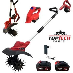 Επαναφορτιζόμενη Φρέζα TOPTECH Διαιρούμενη Με Οθόνη & 2 μπαταρίες 48V/8AH