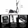 Μαγνητικό Ελλειπτικό Μηχάνημα FITENGINE με Δίσκο 10kg για Χρήστη έως 150kg