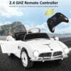 Ηλεκτροκίνητο Παιδικό Αυτοκίνητο Licensed BMW 507 Classic Vintage 12V Λευκό 7083690
