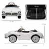 Ηλεκτροκίνητο Παιδικό Αυτοκίνητο Licensed BMW 507 Classic Vintage 12V Λευκό 7083690