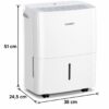 Αφυγραντήρας Comfee by Midea MDDF3-20DEN7 20lt/ημέρα Αφυγραντήρας Comfee by Midea MDDF3-20DEN7 20lt/ημέρα